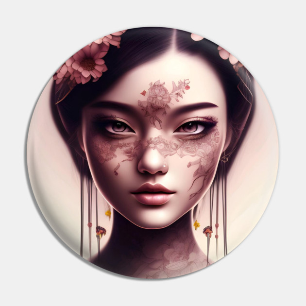 Dreaming of a beautiful Chinese Girl Pin by animegirlnft