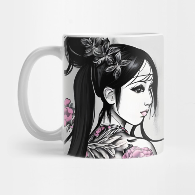 Geisha Tattoo by animegirlnft