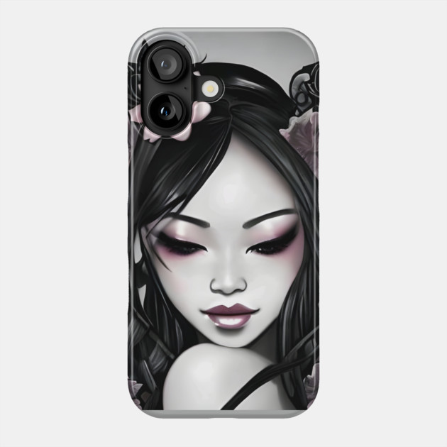 Most Beautiful Asian Girl Phone Case by animegirlnft