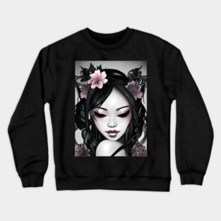 Most Beautiful Asian Girl Crewneck Sweatshirt
