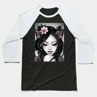 Most Beautiful Asian Girl Baseball T-Shirt
