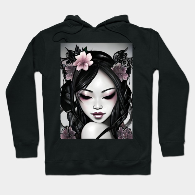 Most Beautiful Asian Girl Hoodie by animegirlnft