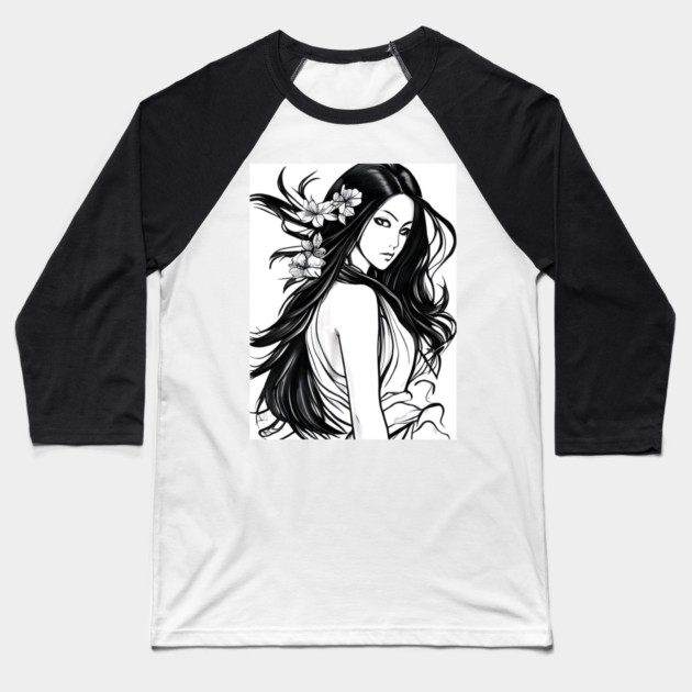 Most Ratchet Asian Girl Baseball T-Shirt by animegirlnft