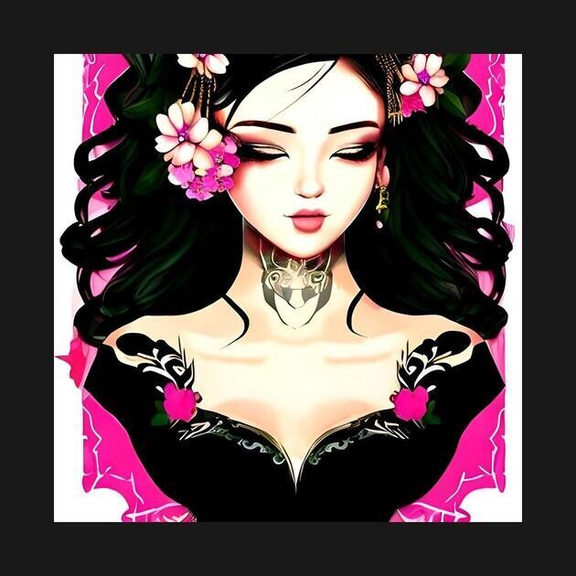 Asian Egirl by animegirlnft