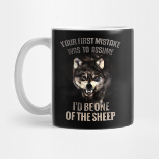 Growling Wolf Mug