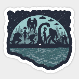 Cryptid Creatures Sticker