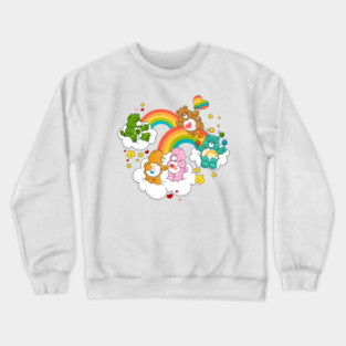 Care Bear Rainbow Nostalgic 80s Retro Vintage Childhood Cartoon Crewneck Sweatshirt