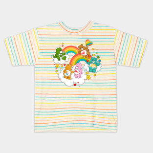 Care Bear Rainbow Nostalgic 80s Retro Vintage Childhood Cartoon Kids T-Shirt