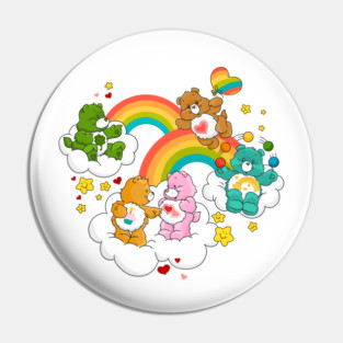 Care Bear Rainbow Nostalgic 80s Retro Vintage Childhood Cartoon Pin