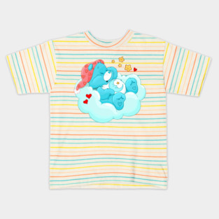Care Bear Sleepy Rainbow Nostalgic 80s Retro Vintage Childhood Cartoon Kids T-Shirt