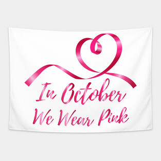 October Breast Cancer Awareness Tapestry