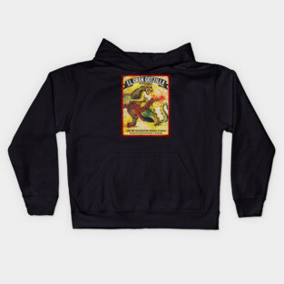 Godzilla Firecracker Poster Retro Kids Hoodie