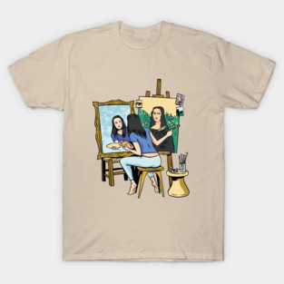 Mona Lisa Self Portrait T-Shirt