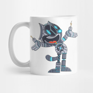 mecha cyborg felix the cat Mug