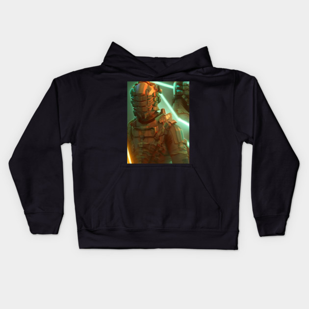 Dead Space Isaac Clarke Kids Hoodie by animegirlnft