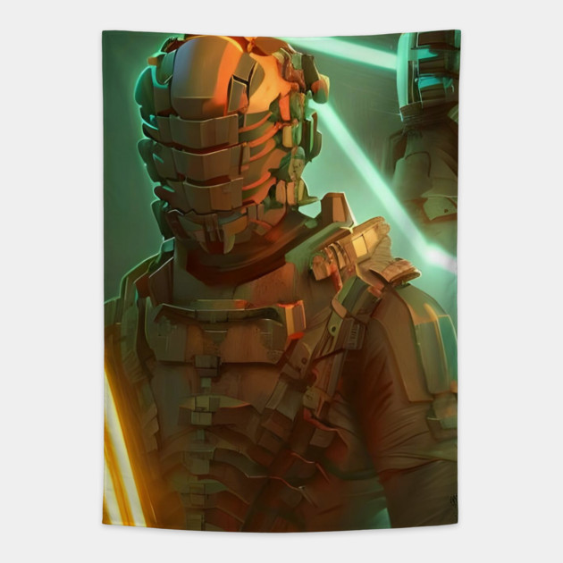 Dead Space Isaac Clarke Tapestry by animegirlnft