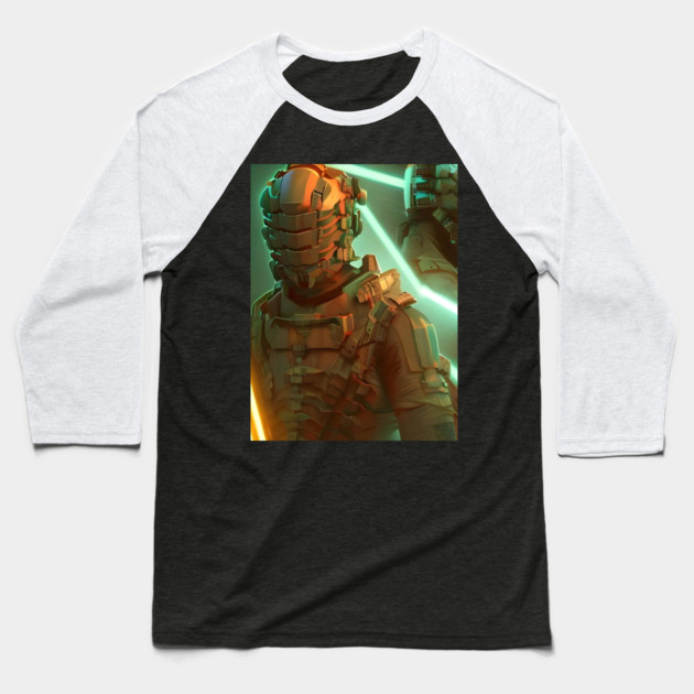 Dead Space Isaac Clarke Baseball T-Shirt by animegirlnft