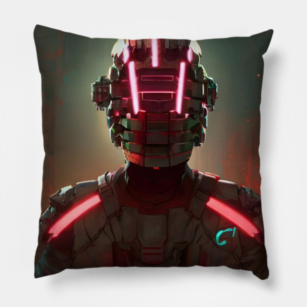 Dead Space Isaac Clarke Pillow by animegirlnft