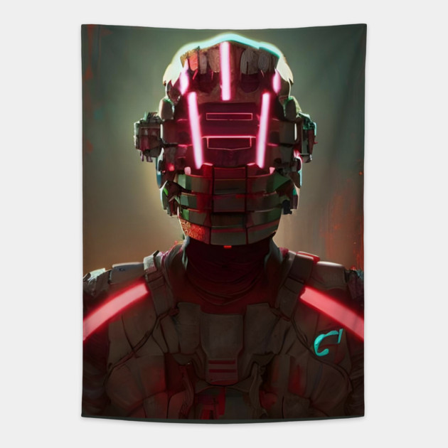 Dead Space Isaac Clarke Tapestry by animegirlnft