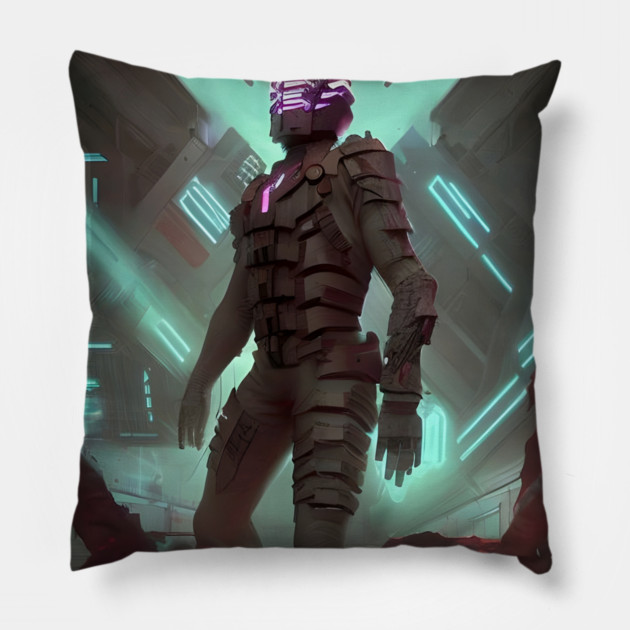 Dead Space Isaac Clarke Pillow by animegirlnft