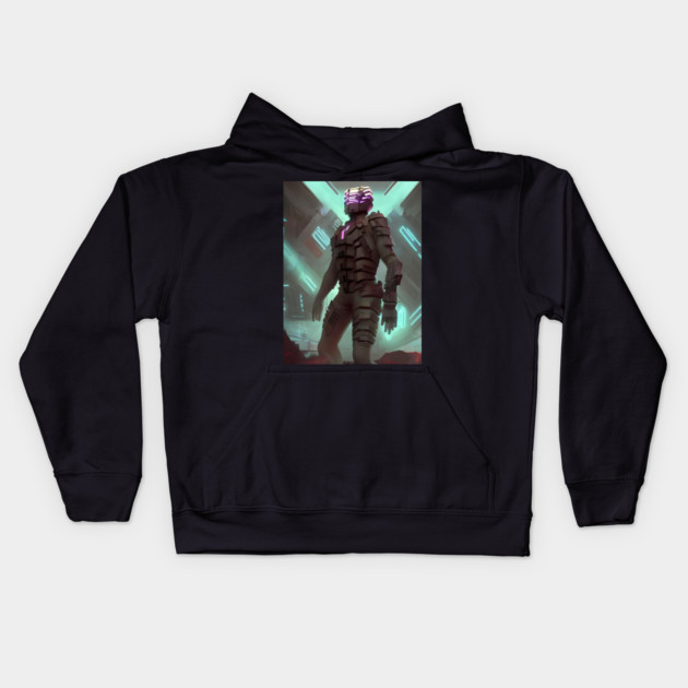 Dead Space Isaac Clarke Kids Hoodie by animegirlnft