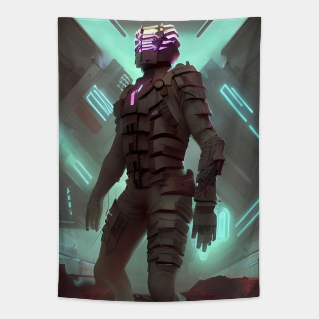 Dead Space Isaac Clarke Tapestry by animegirlnft