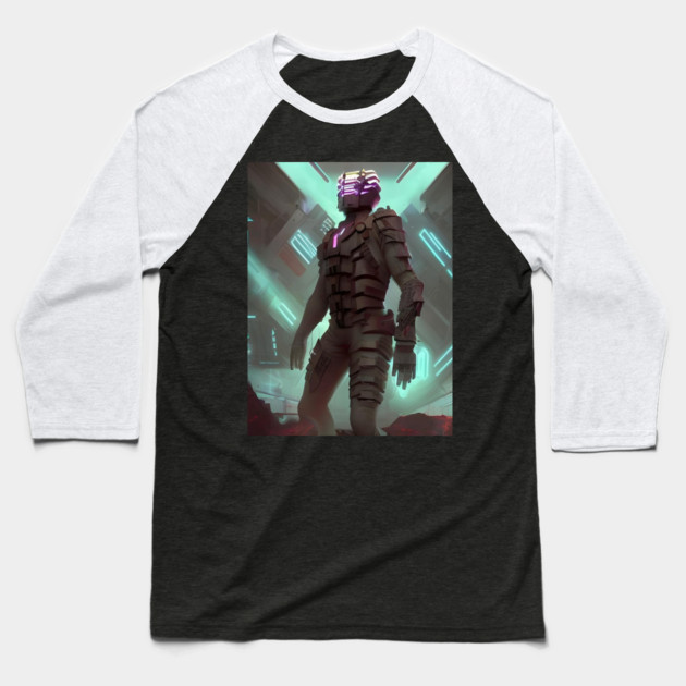 Dead Space Isaac Clarke Baseball T-Shirt by animegirlnft