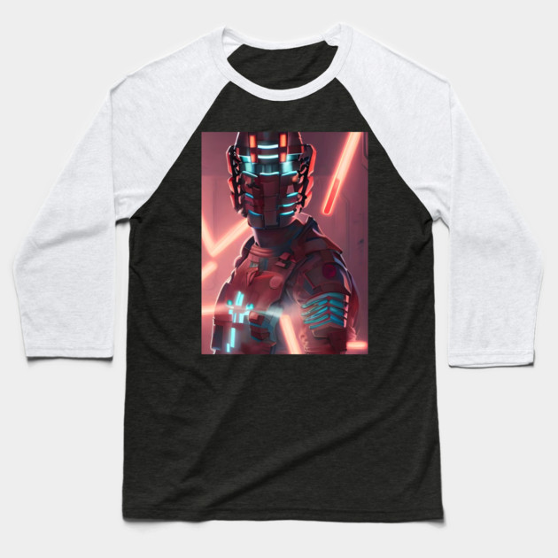Dead Space Isaac Clarke Baseball T-Shirt by animegirlnft