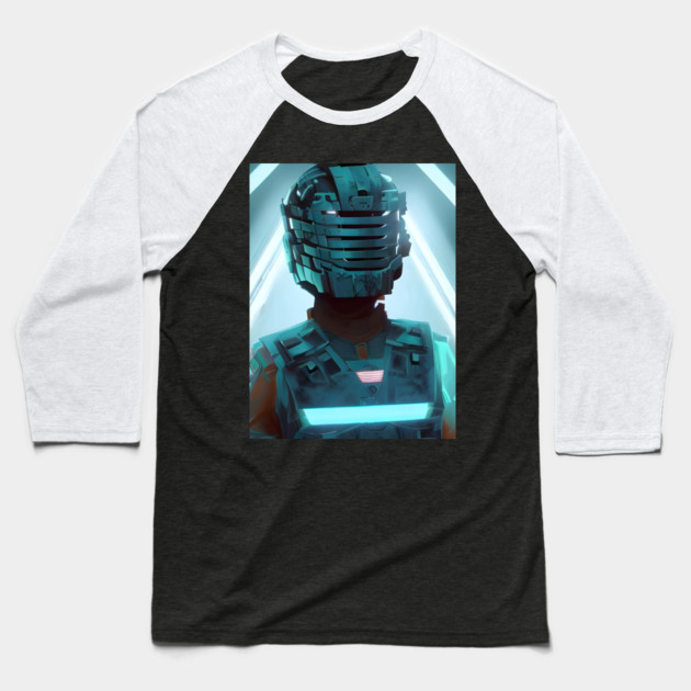 Dead Space Isaac Clarke Baseball T-Shirt by animegirlnft