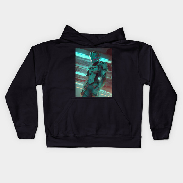 Dead Space Isaac Clarke Kids Hoodie by animegirlnft