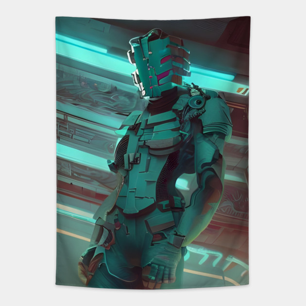 Dead Space Isaac Clarke Tapestry by animegirlnft