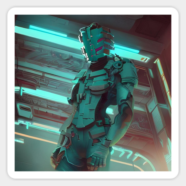 Dead Space Isaac Clarke Sticker by animegirlnft