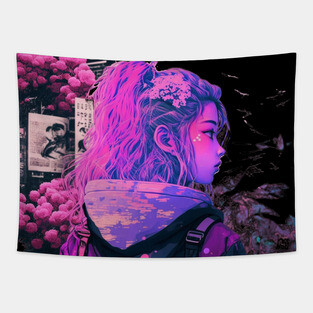 Vaporwave Tapestry