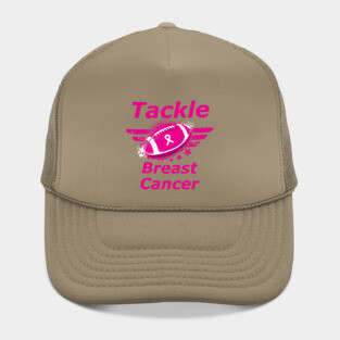 Football Breast Cancer Awareness Support Hat