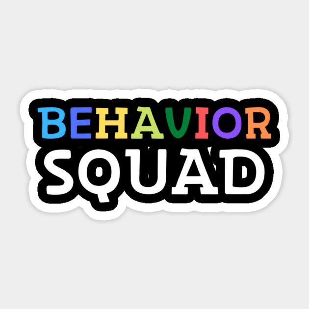 Behavior Squad Sticker by The WYLD Tribe