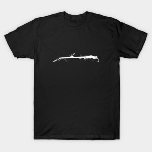 Porsche 911 Turbo S Cabriolet (992) Silhouette T-Shirt