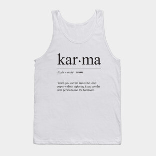 Karma Definition Tank Top