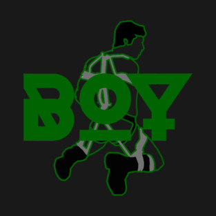 Boy Green w Graphic T-Shirt