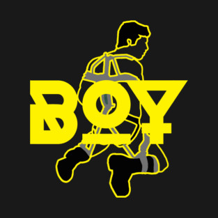 Boy Yellow w Graphic T-Shirt