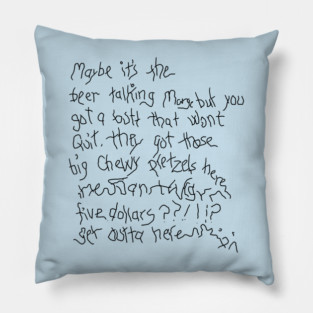 Homer's Postcard Pillow