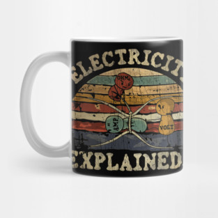 TEXTURE VINTAGE NEW COLOR ELECTRICITY EXPLAINED Mug
