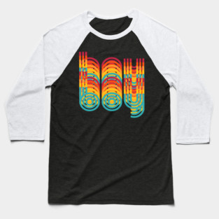 Boy 70s Retro Baseball T-Shirt