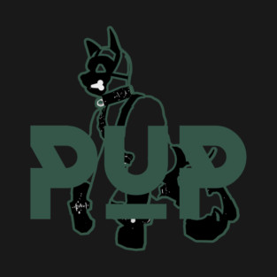 Pup Green w Graphic T-Shirt