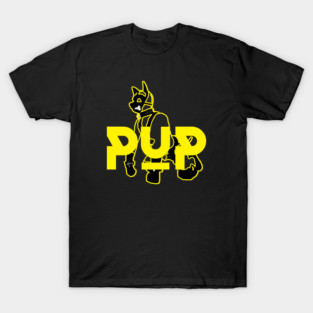 Pup Yellow w Graphic T-Shirt