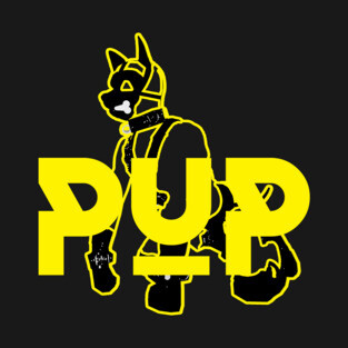 Pup Yellow w Graphic T-Shirt