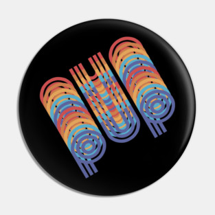 Pup 80s Retro Angled Pin