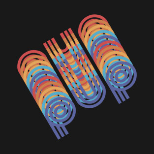 Pup 80s Retro Angled T-Shirt