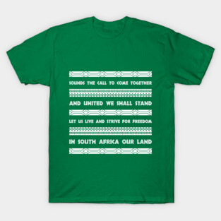 South Africa national anthem T-Shirt