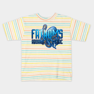 Fathoms Bar and Lounge aboard the Magic Cruise Ship Kids T-Shirt