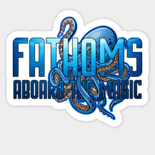 Fathoms Bar and Lounge aboard the Magic Cruise Ship Sticker